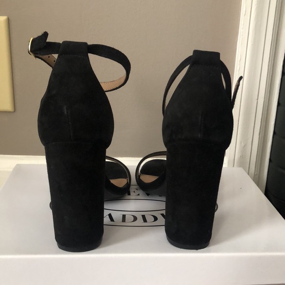 Suede Block Heels - Picture 4 of 4